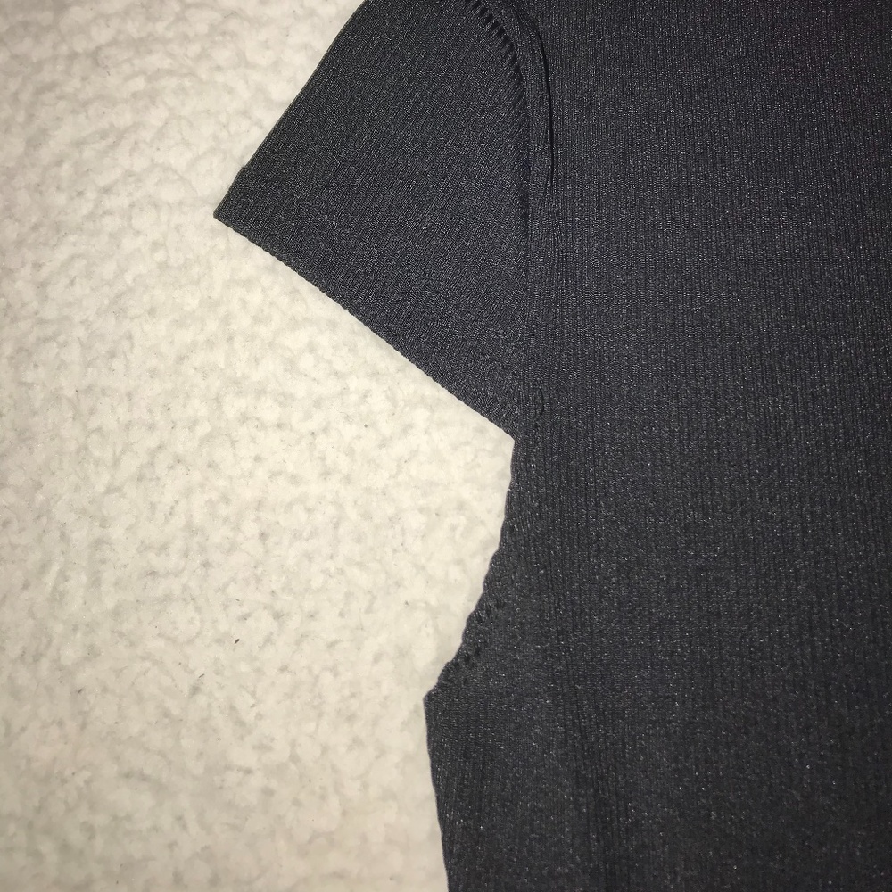 NWOTBlack High Neck Ribbed Bodycon Dress - Picture 4 of 5